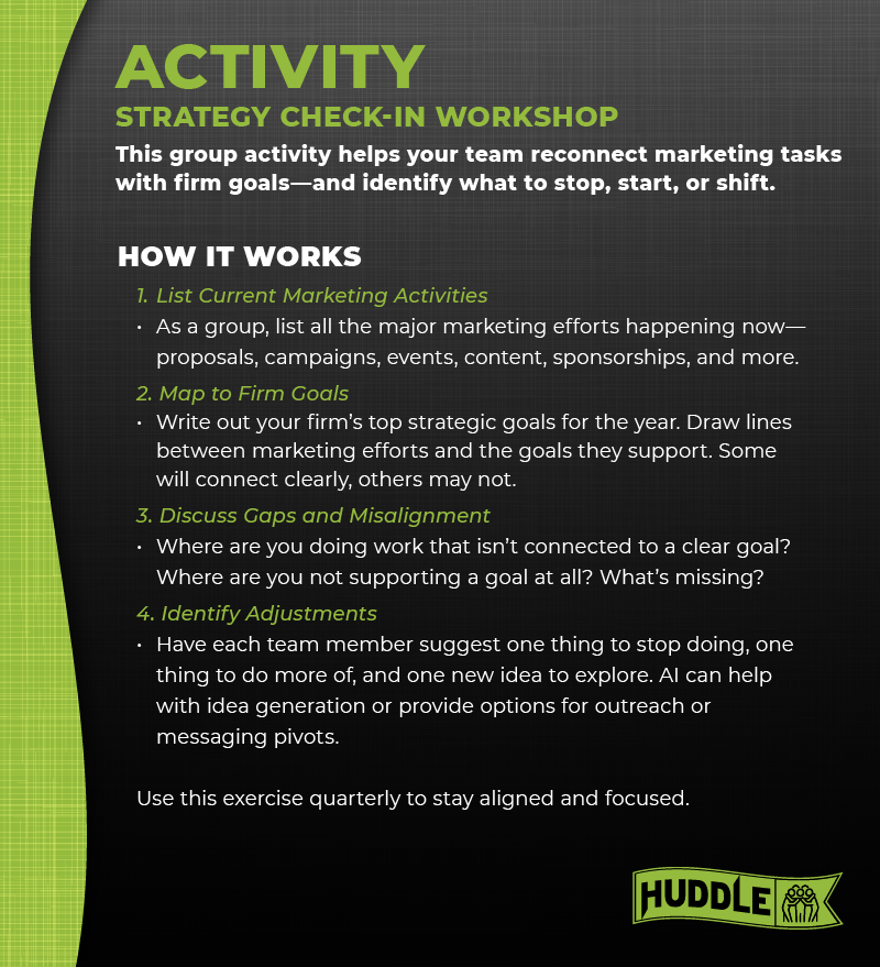 Huddle Activity November