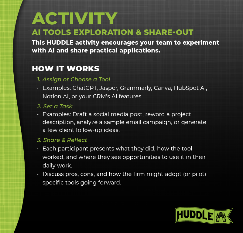 Huddle May 2 Activity