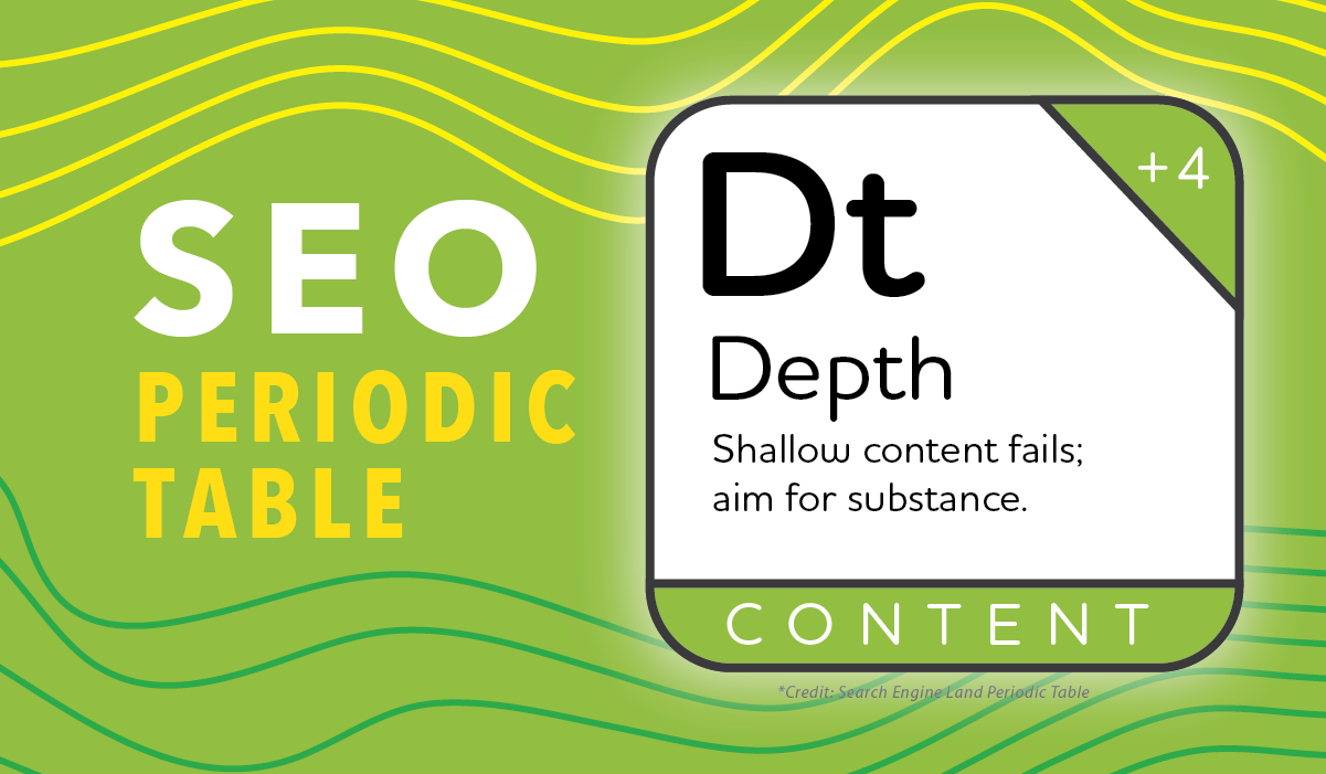 Marketlink SEO Periodic Table Content Depth Blog copy