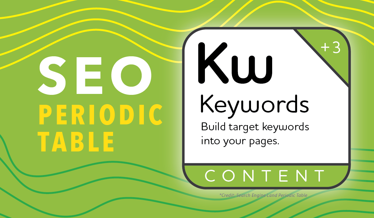 Marketlink SEO Periodic Table Content Keywords Blog