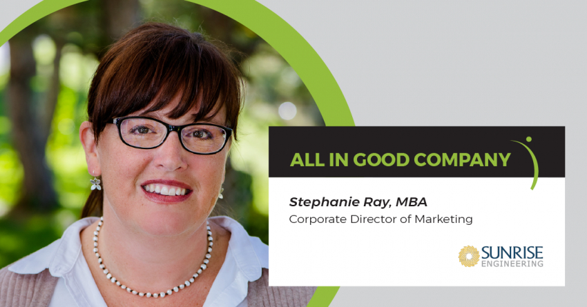 ALL IN GOOD COMPANY: Sunrise Engineering