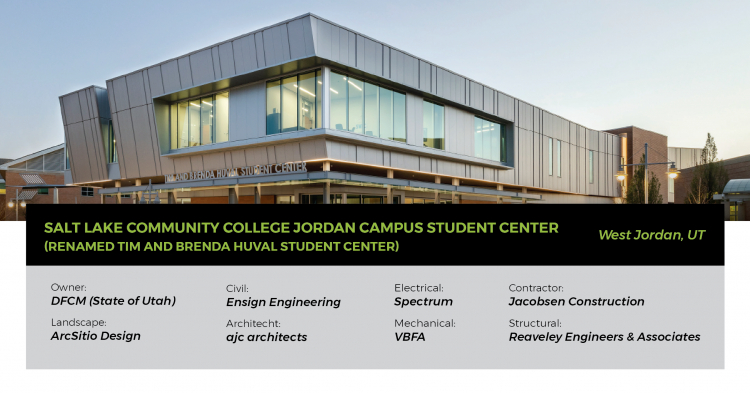 Project Spotlight: Tim and Brenda Huval Student Center | West Jordan