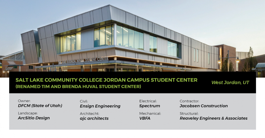 Project Spotlight: Tim and Brenda Huval Student Center | West Jordan