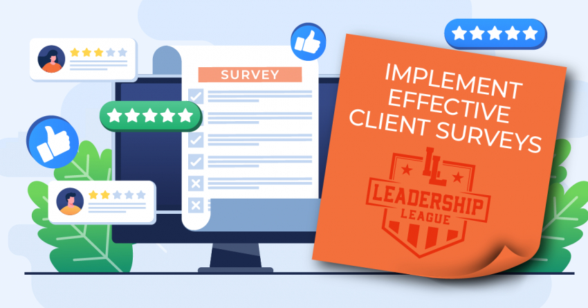 AEC Leadership League: Implement Client Care Surveys