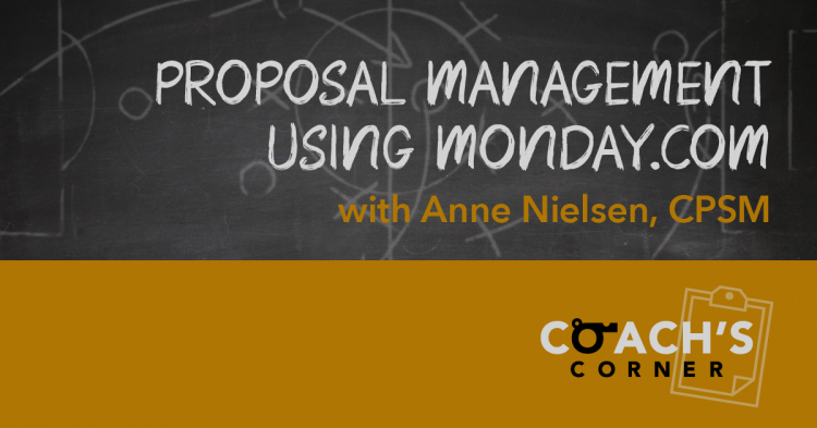 Coach&#039;s Corner: Managing AEC Proposals with Monday.com