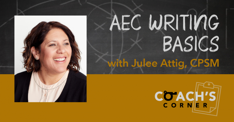 Coach&#039;s Corner: AEC Writing Basics