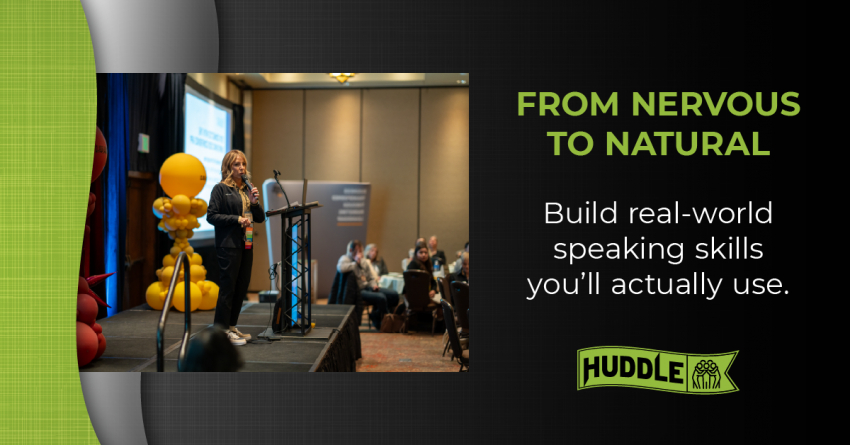HUDDLE: Finding Your Voice—Building Confidence in AEC Public Speaking